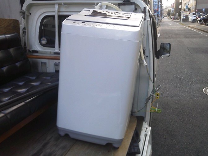 新横浜　洗濯機回収