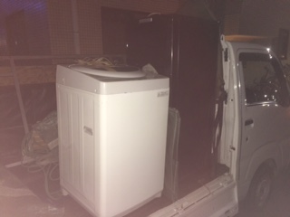 中原区　冷蔵庫、洗濯機不用品回収