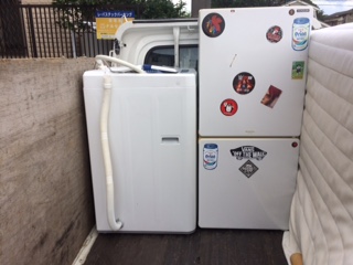 平塚市　洗濯機、冷蔵庫処分