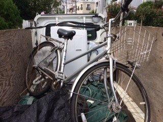 大田区長原　洗濯機、自転車回収