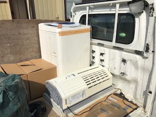本厚木　洗濯機、エアコン回収