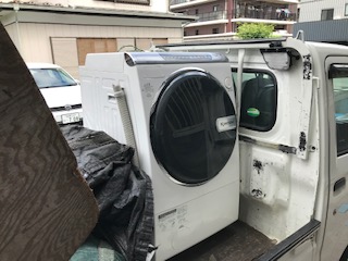 相模原市淵野辺　ドラム式洗濯機回収