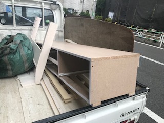 渋谷区恵比寿周辺 収納棚付きベッドフレーム回収 渋谷区恵比寿周辺 収納棚付きベッドフレーム回収